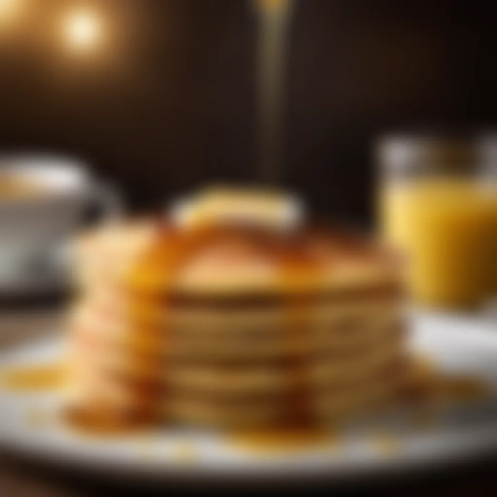 Golden Brown Fluffy Pancakes