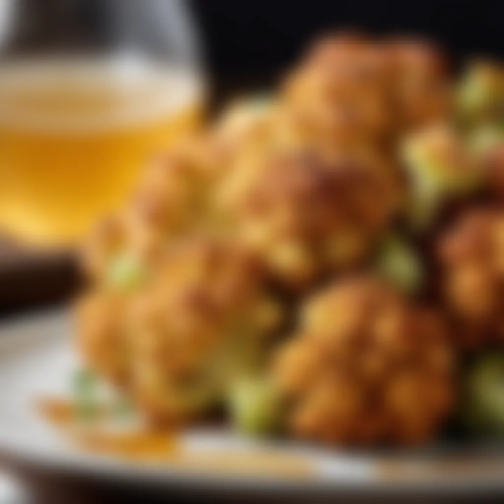 A Culinary Masterpiece: Golden Brown Honey Roasted Cauliflower Golden Brown Honey Roasted Cauliflower