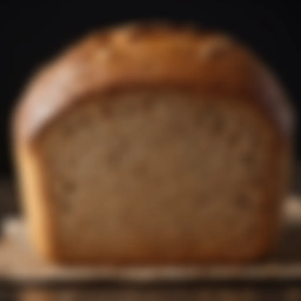 Golden Crust of Sourdough Rye Bread