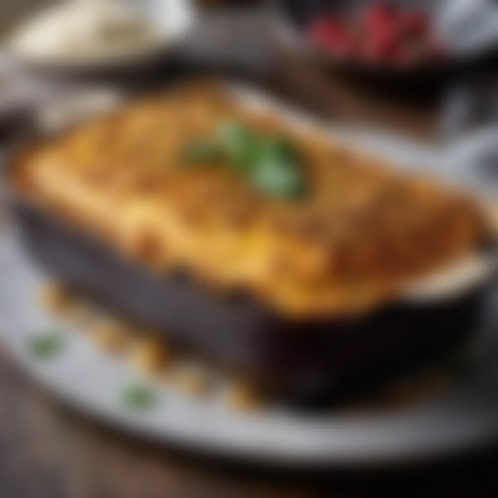 Golden Crusted Aubergine Bake Golden Crusted Aubergine Bake