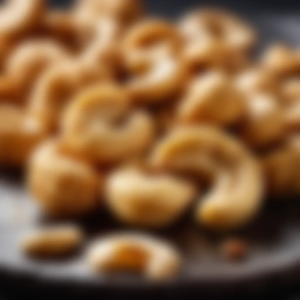 Golden fried cashews