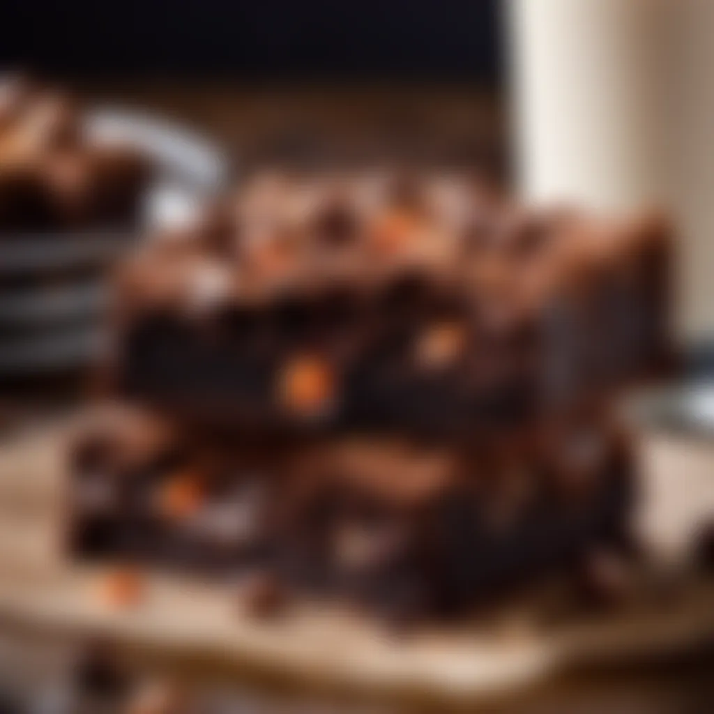 Gooey Chocolate Brownies with Malted Milk Balls Crumbs Gooey Chocolate Brownies with Malted Milk Balls Crumbs