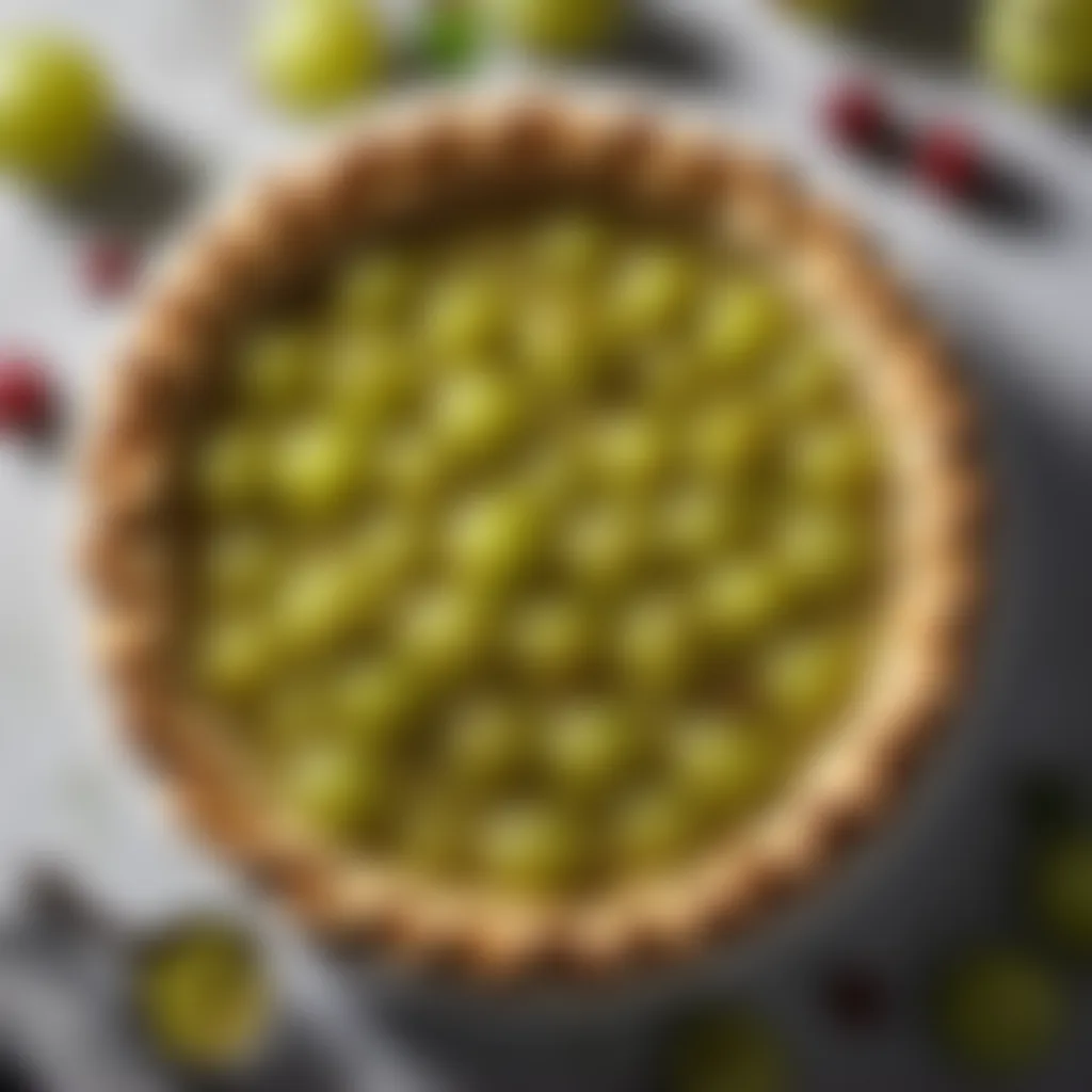 Gooseberry pie filling