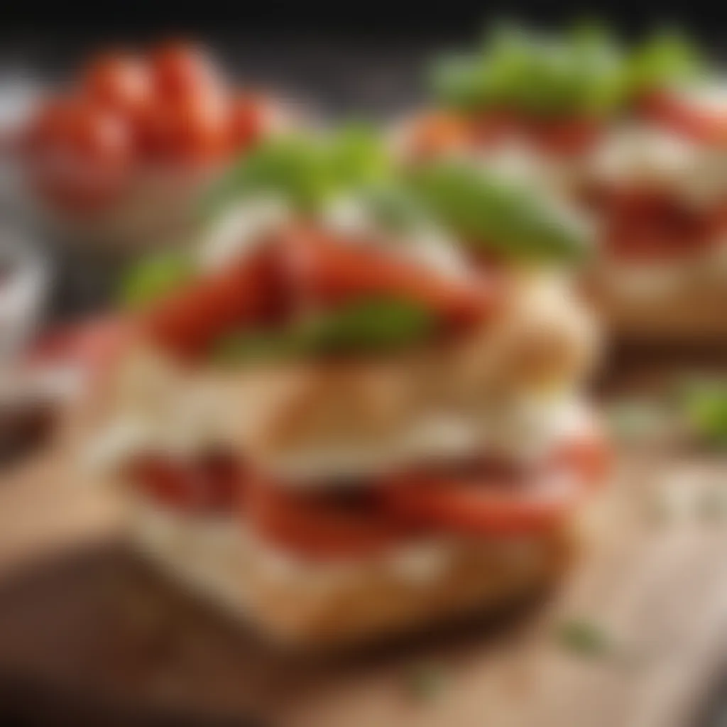 Gourmet Caprese Twist Sandwich