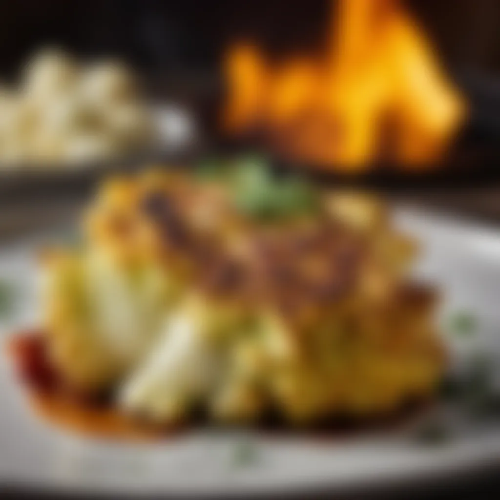 Gourmet Chef Recipes - Roasted Cauliflower Steak