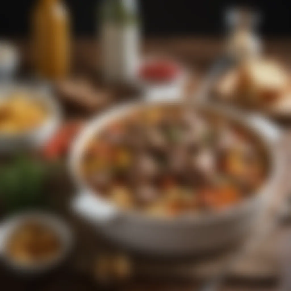 Gourmet Lamb Casserole with Exquisite Flavor Medley