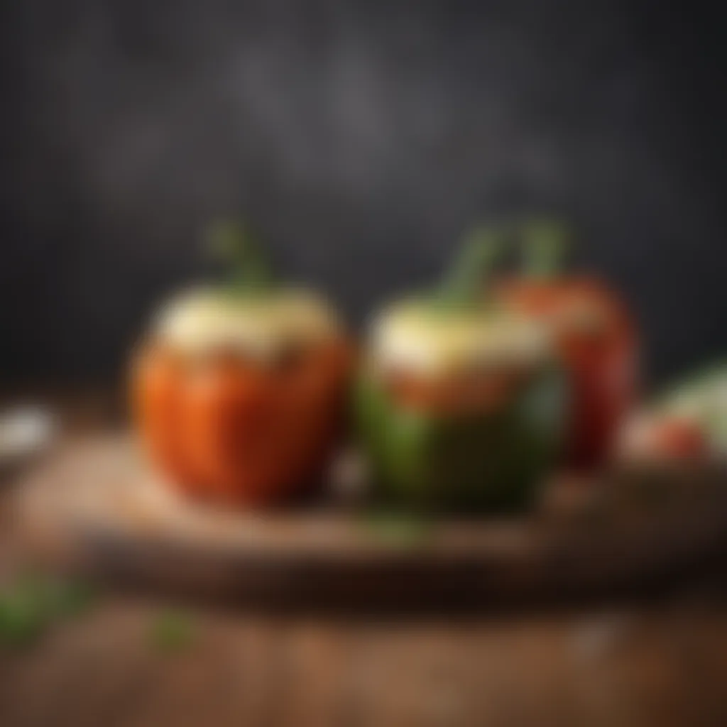 Gourmet Stuffed Bell Peppers with Beef Mince Gourmet Stuffed Bell Peppers with Beef Mince