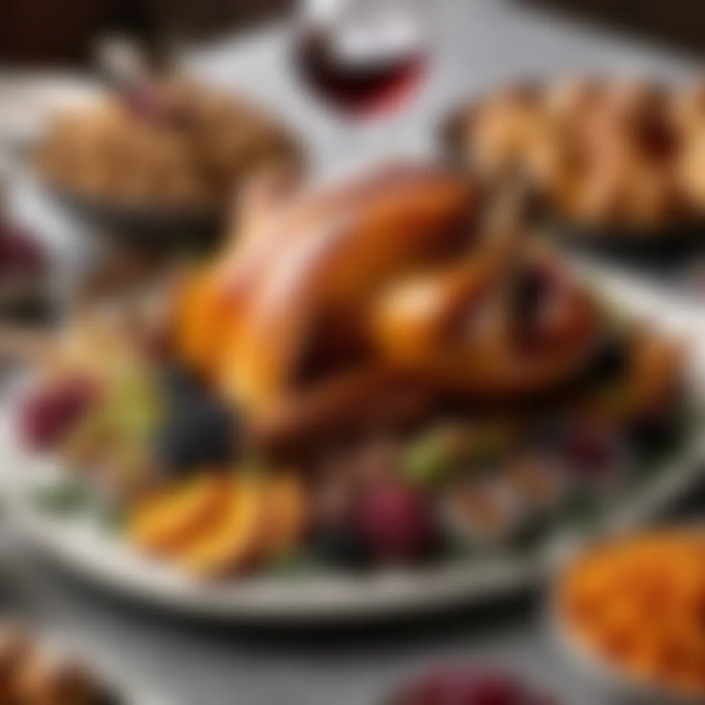 Artisanal Thanksgiving Appetizer Selection Gourmet Thanksgiving appetizers arranged beautifully on a platter