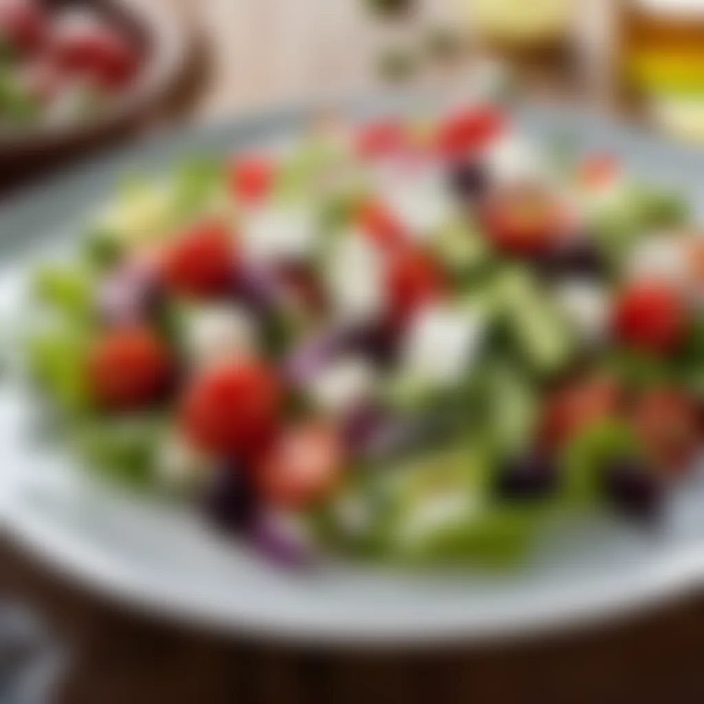 Greek Salad with Feta Cheese