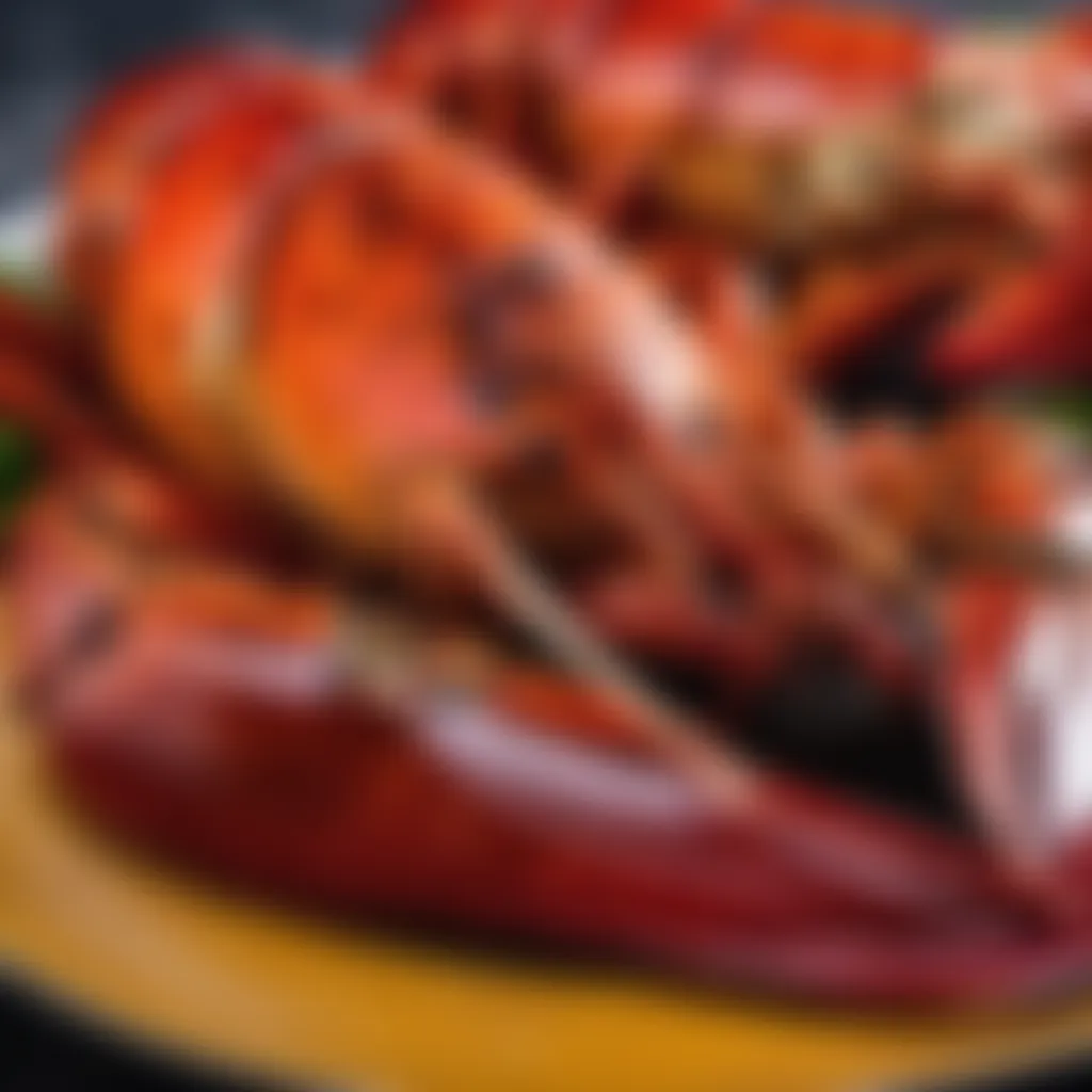 Grilled Lobster in Close-up