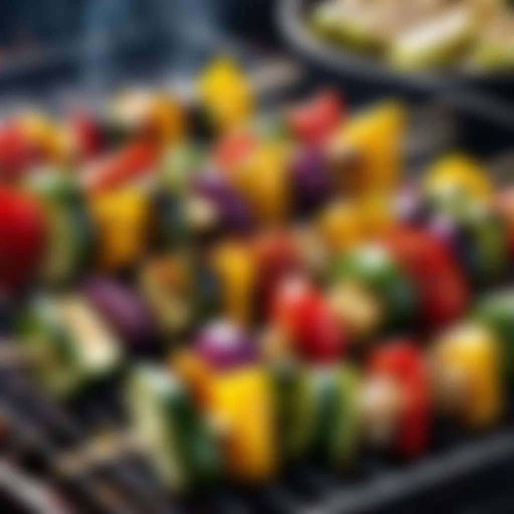 Grilled Vegetables Skewers