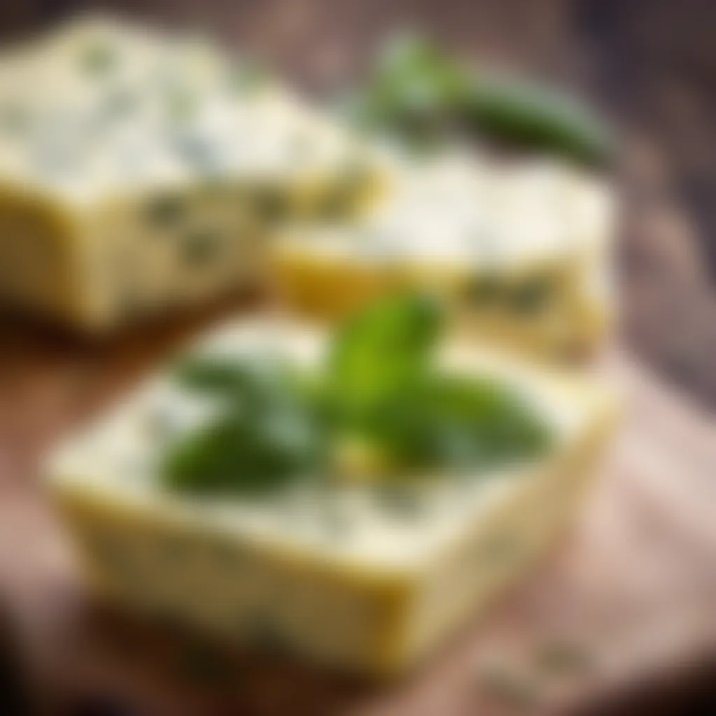 Herb Butter Infused with Fresh Basil