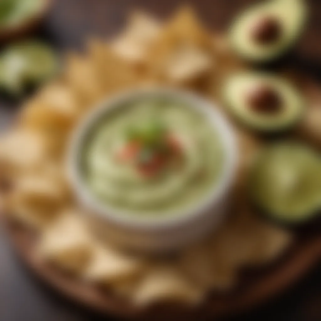 Homemade Guacamole Dip