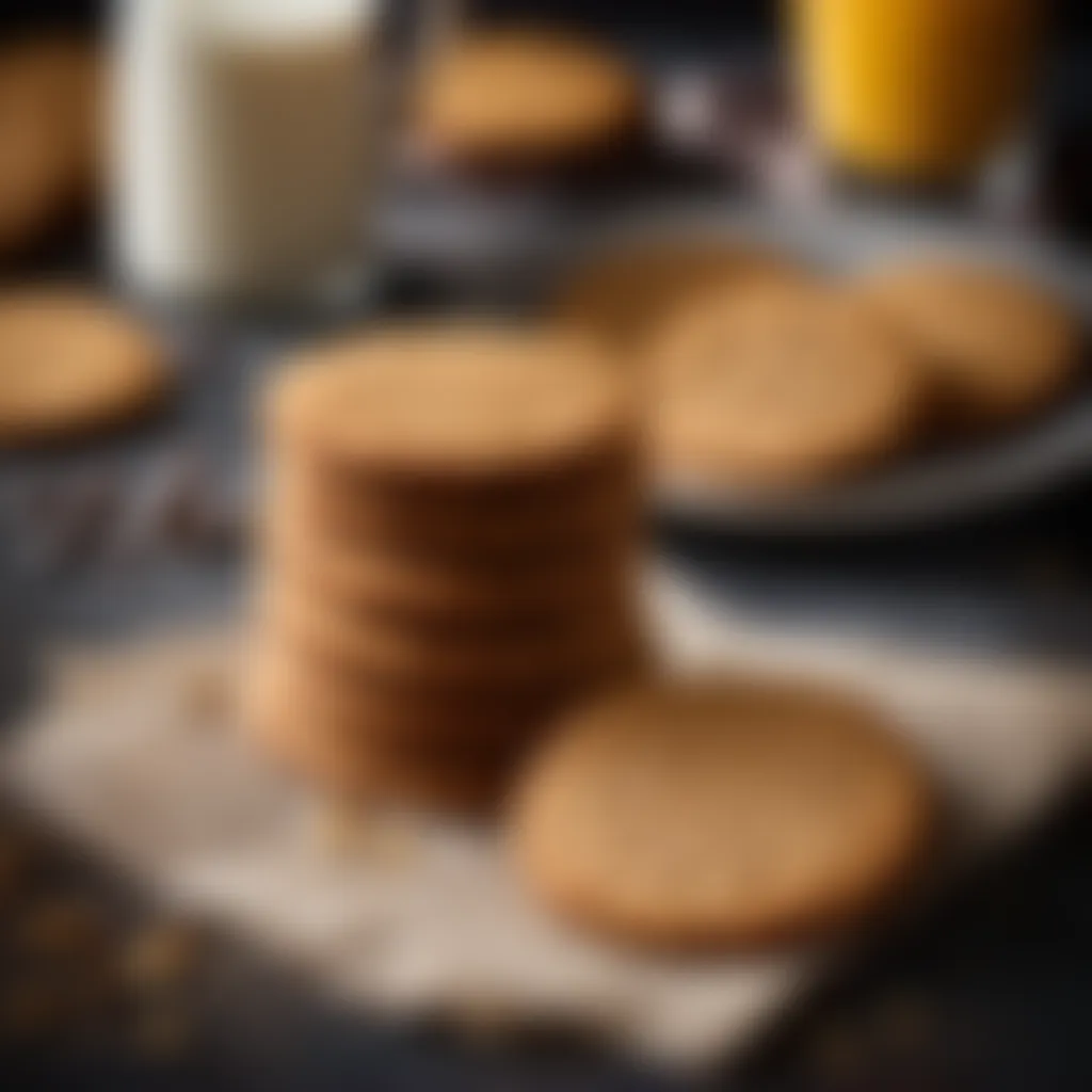 Homemade Hobnobs Finished Cookies