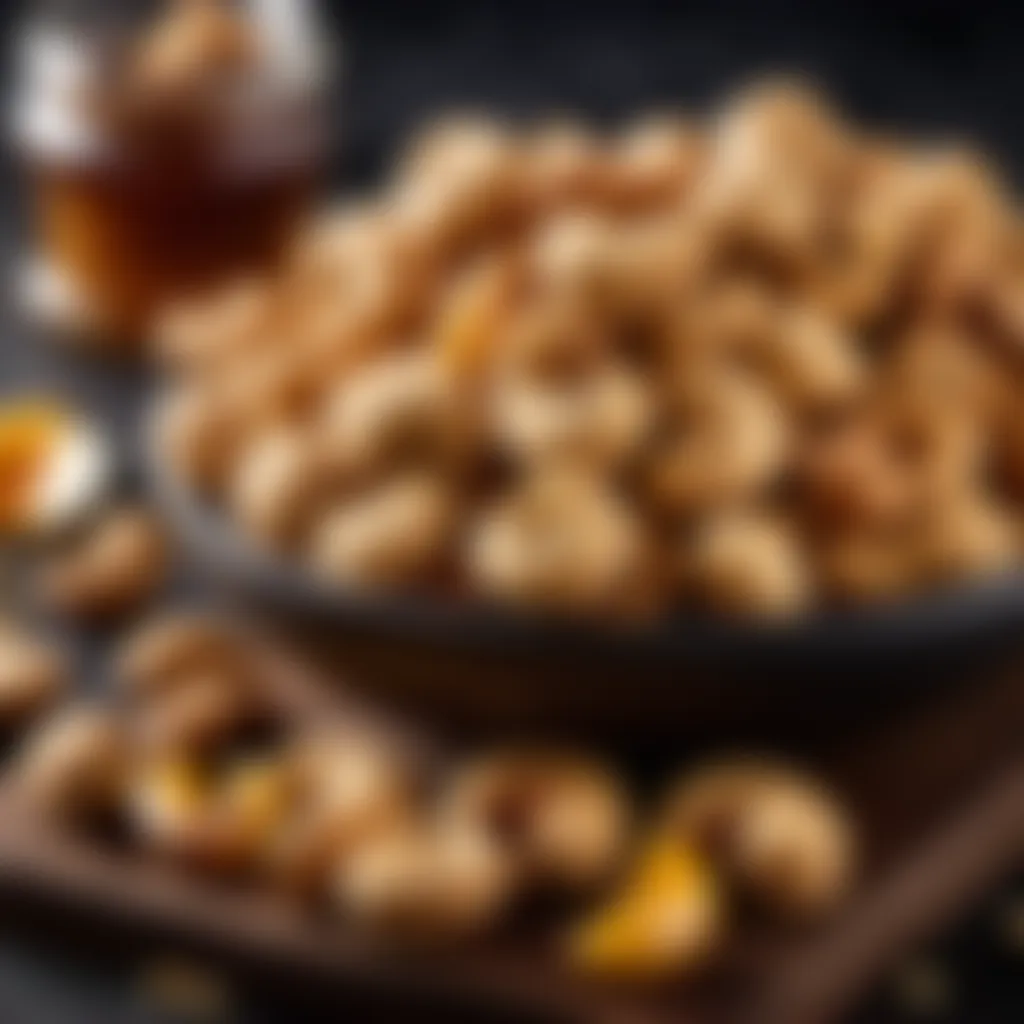 Exquisite cashews infused with the aroma of honey