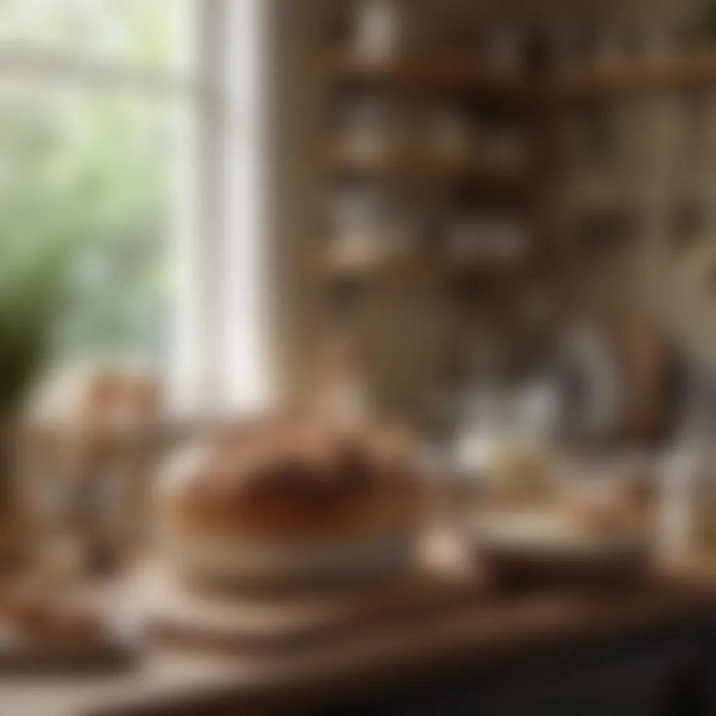 A cozy kitchen setup with tools for nurturing sourdough culture