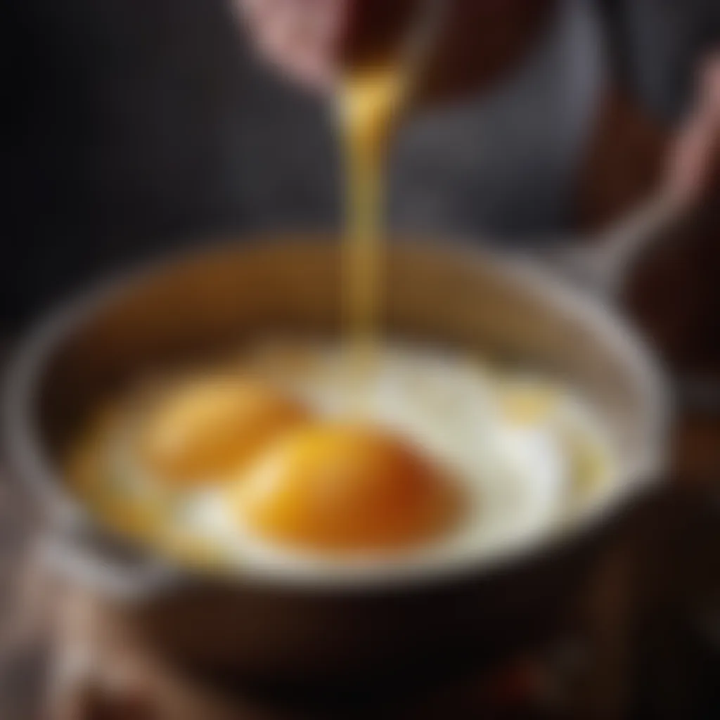 Stirring Egg Mixture