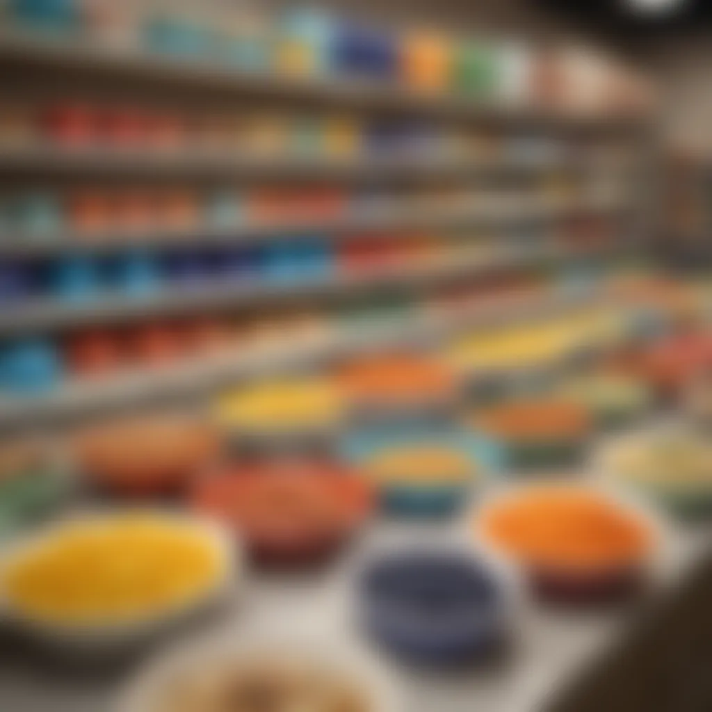 In-store Fiestaware shopping experience