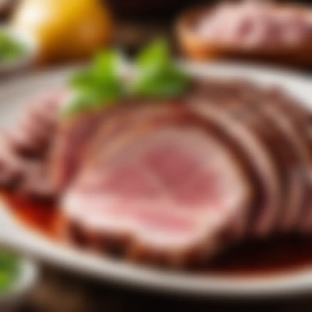 Sliced Pork and Beef Sliced pork and beef
