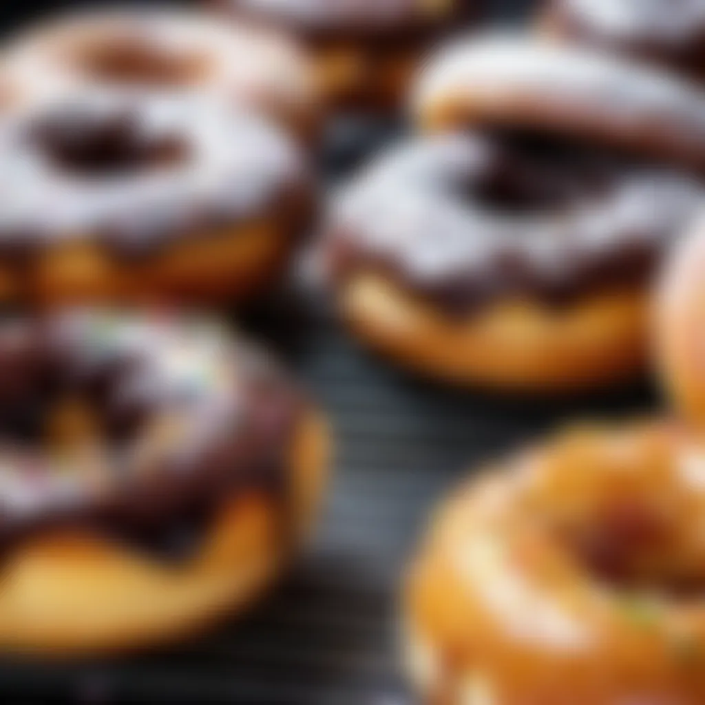 Homemade Doughnuts Ready for Indulgence