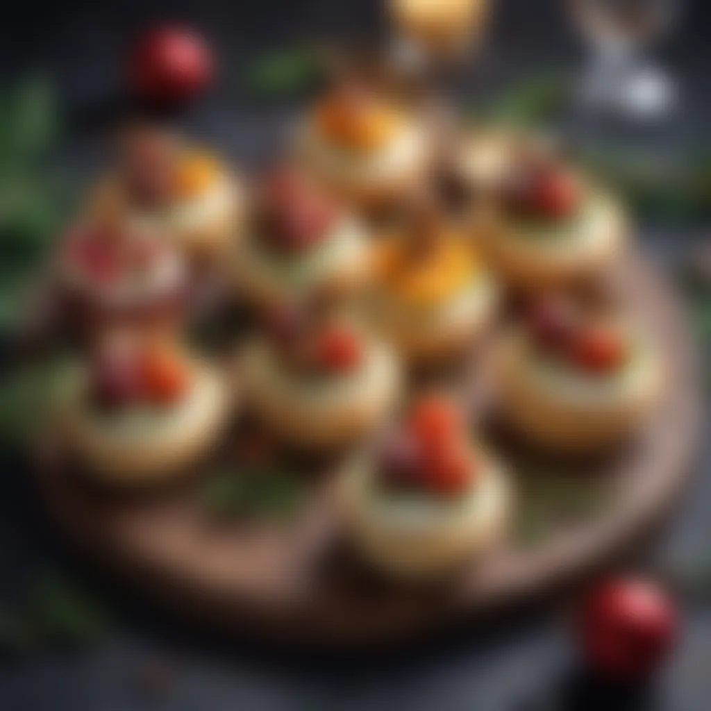 Exquisite Christmas Canapés Bursting with Flavor