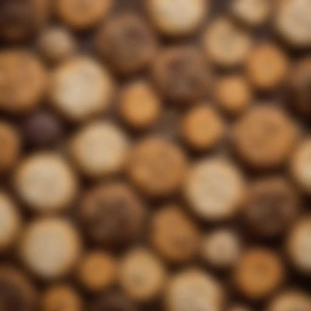 Innovative cookie recipe ingredients arranged in a visually appealing pattern