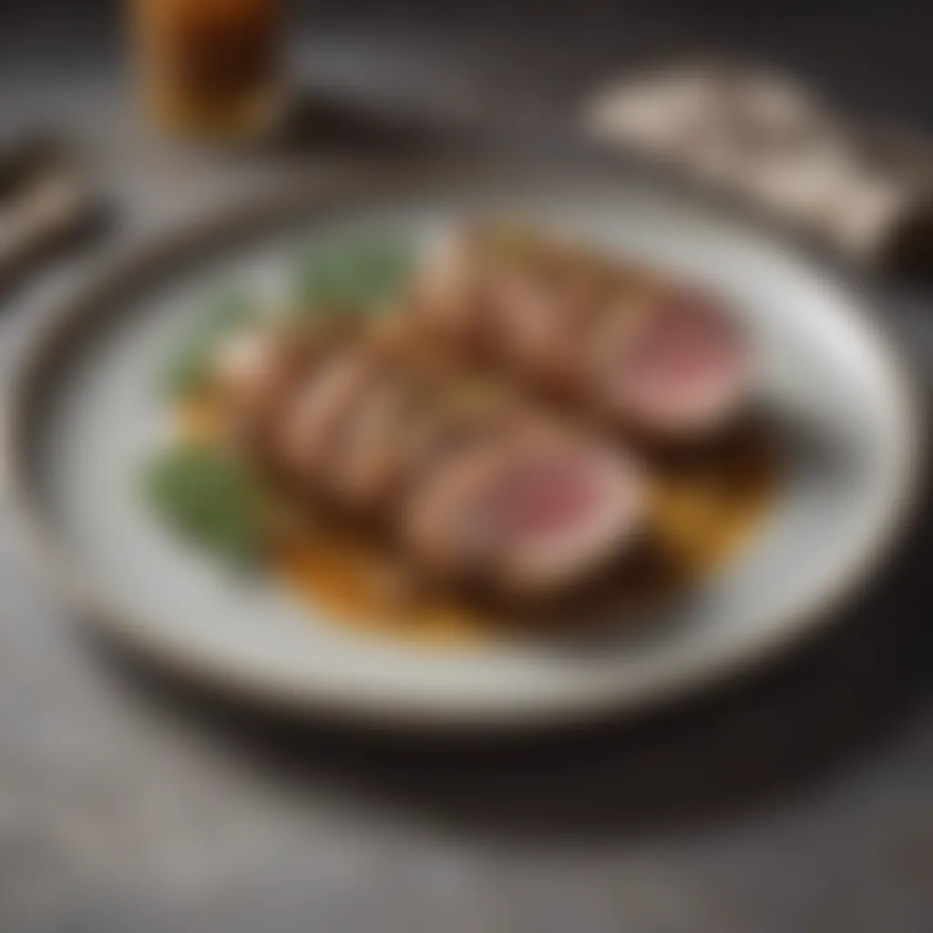 Savory Pork Tenderloin with Truffle Infusion