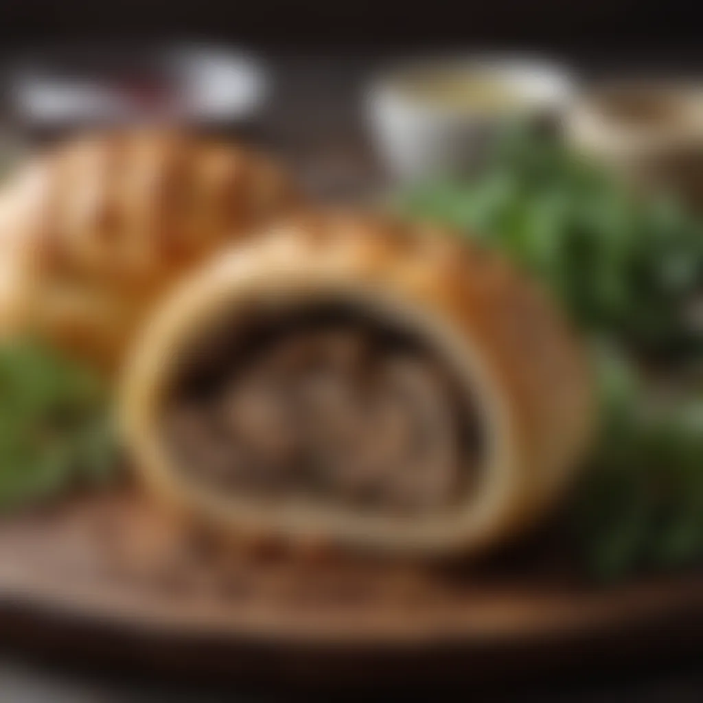 Exquisite Mushroom Wellington with Herb Crust