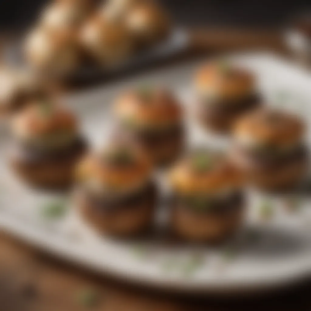 Truffle Stuffed Mushrooms Elegance Gourmet Truffle-infused Stuffed Mushrooms