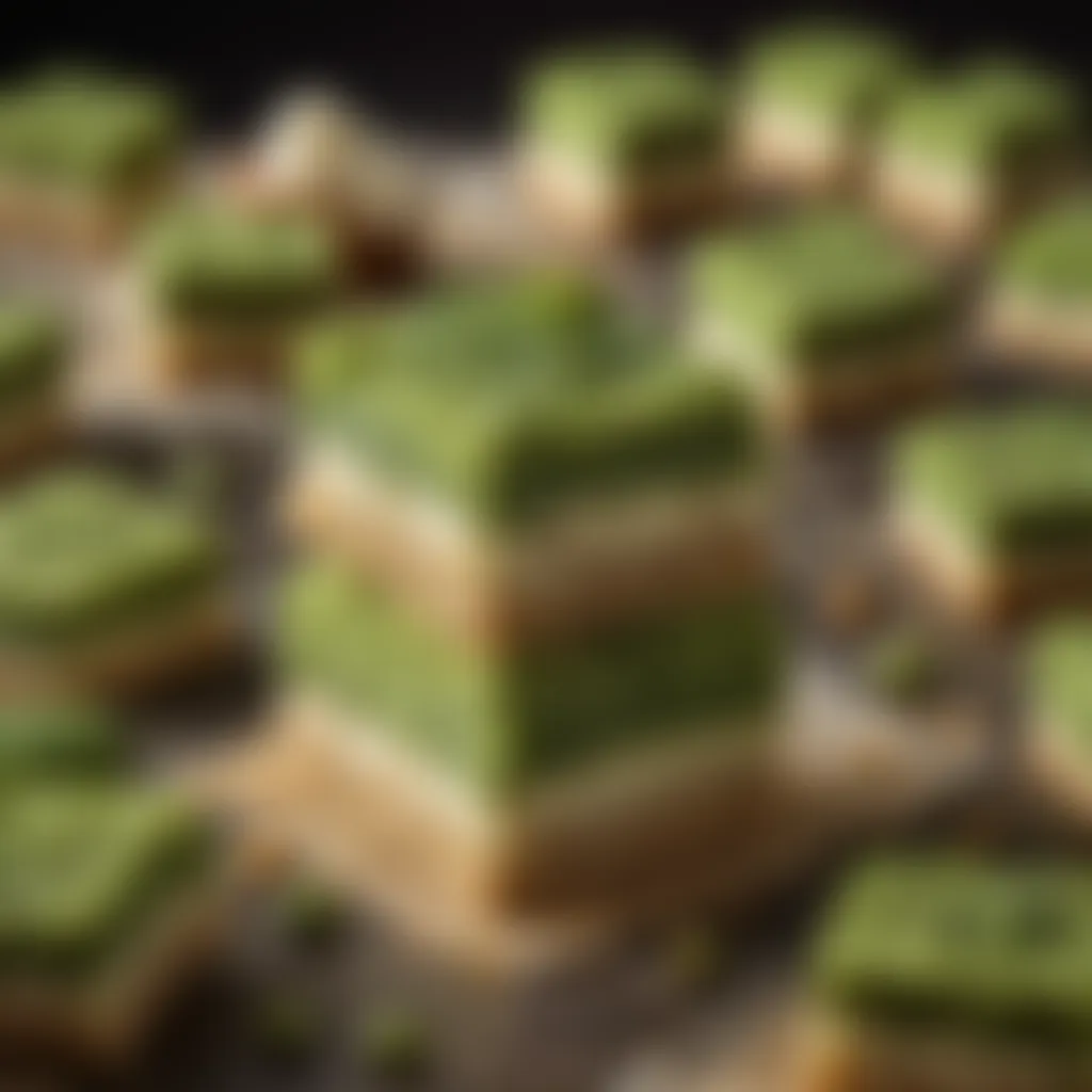 Innovative Rice Crispy Treats Featuring Exotic Matcha Green Tea