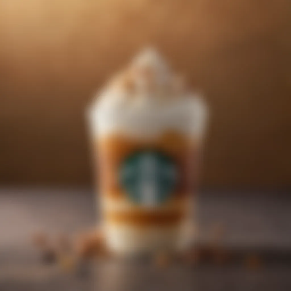 Intricate Layers of Starbucks Caramel Macchiato