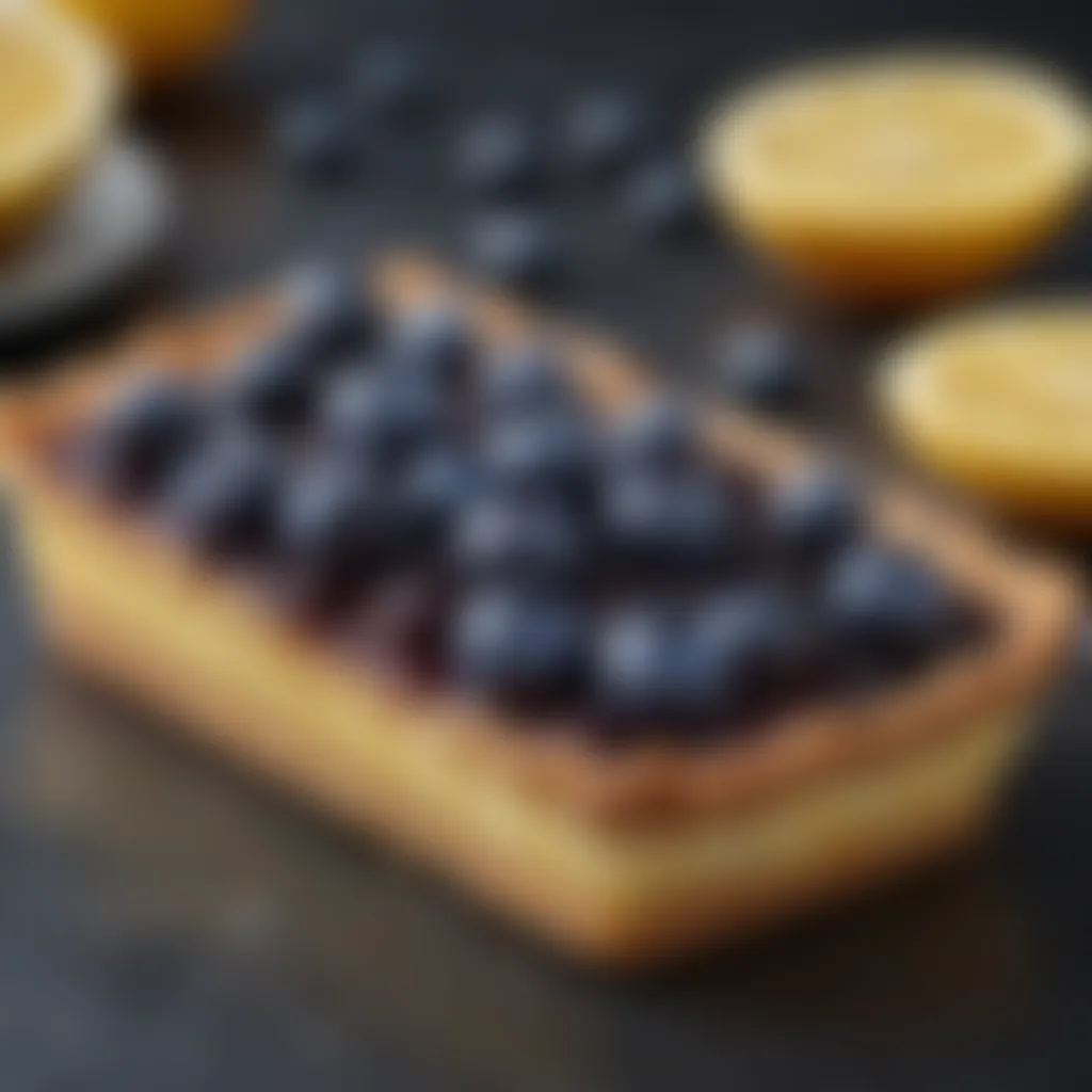 Irresistible Lemon Blueberry Tart