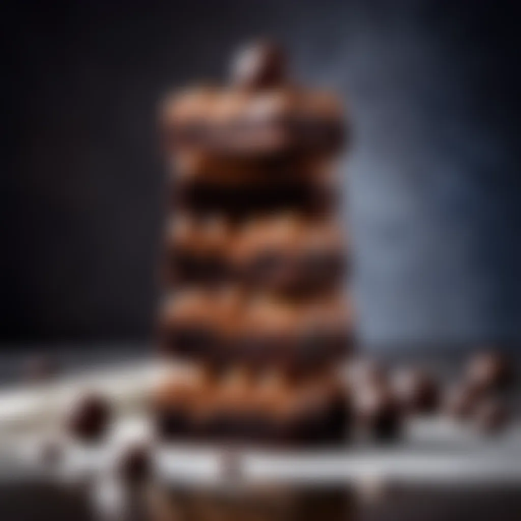 Irresistible Malted Milk Balls Brownie Tower Irresistible Malted Milk Balls Brownie Tower
