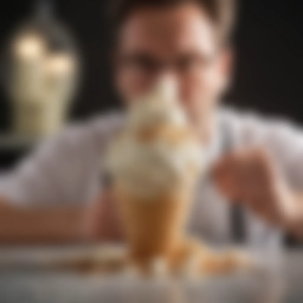 Indulging in Creamy Italian Gelato Rich Italian Gelato