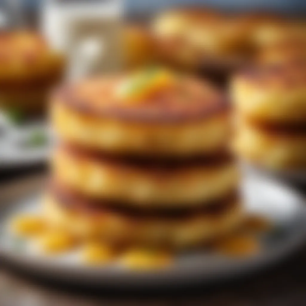 Golden and Crispy Potato Cakes Golden and crispy potato cakes