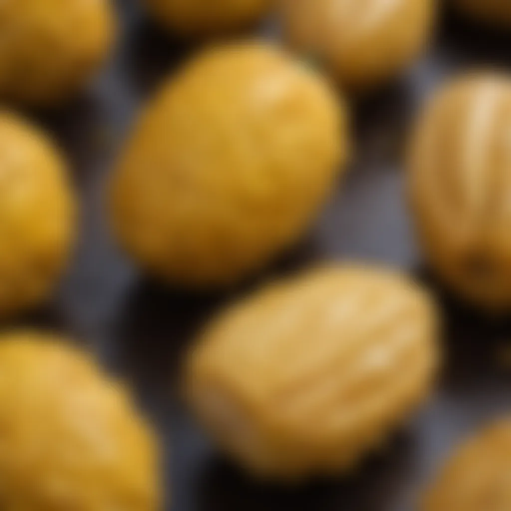 Close-up of marinated jackfruit pieces ready for grilling, highlighting texture and color.