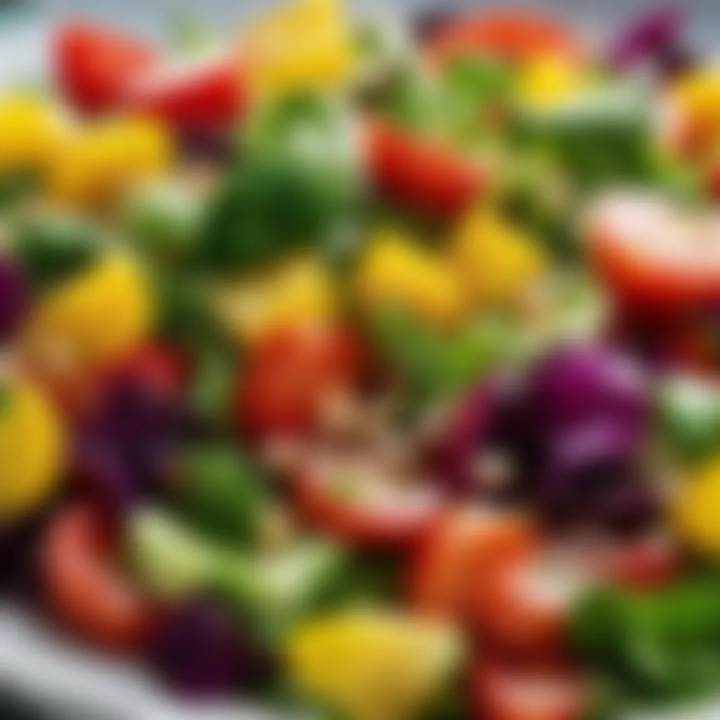 Jennifer Aniston Salad Recipe - Colorful Vegetables