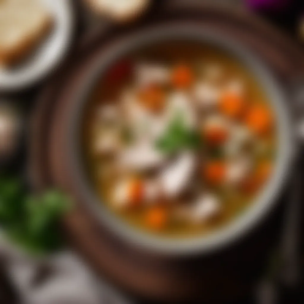 Bowl of Jewish Chicken Soup