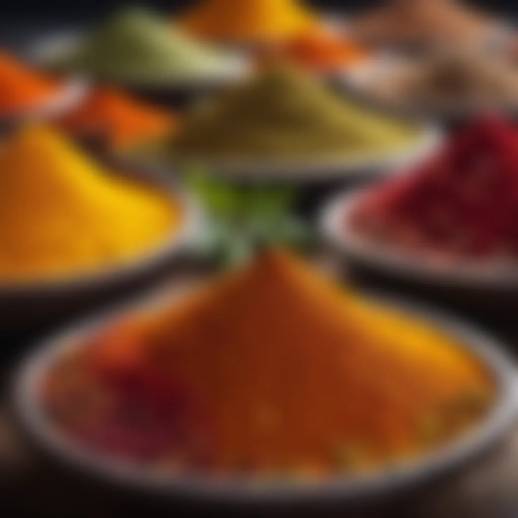 Colorful spices