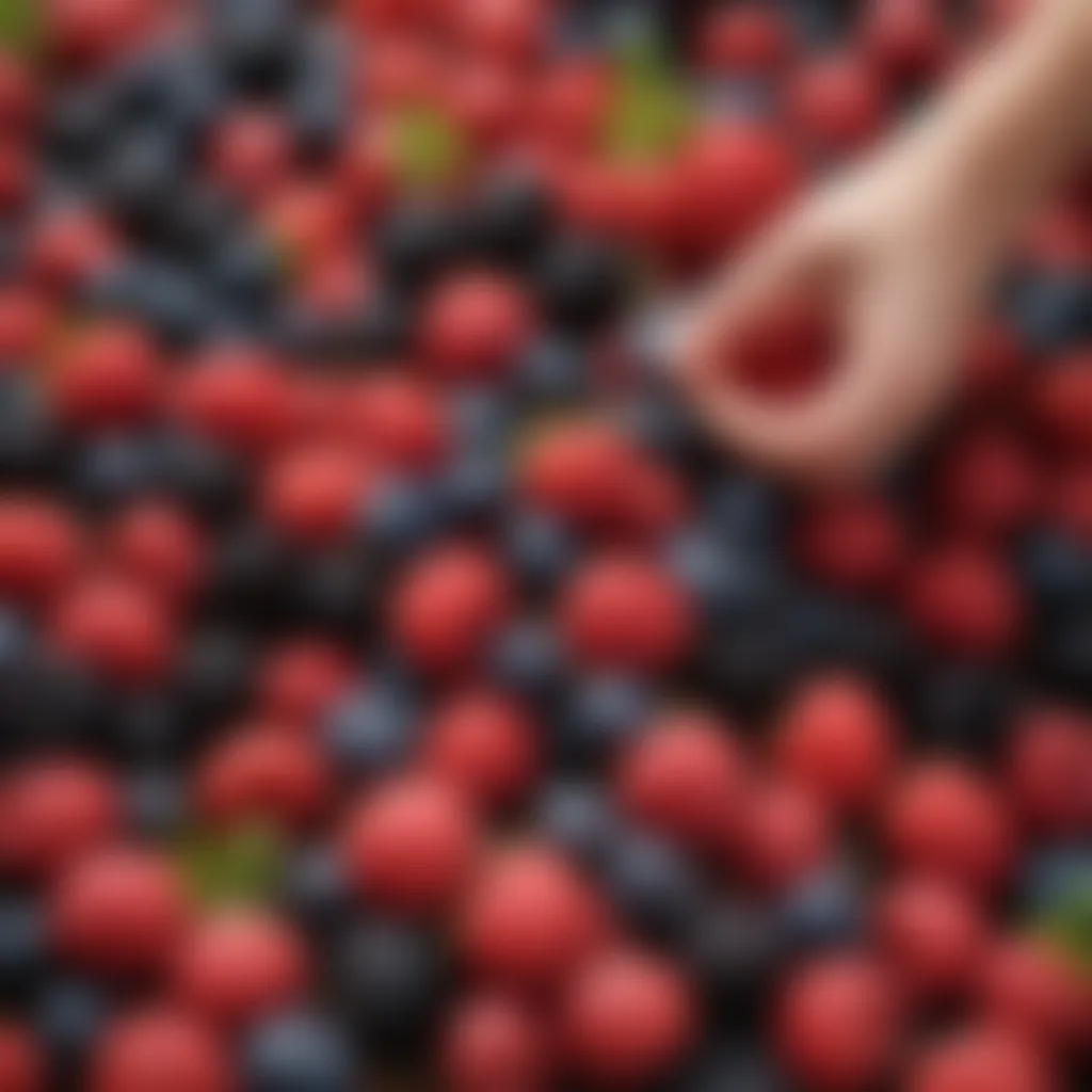 Freshly Picked Juicy Berries for Cobbler