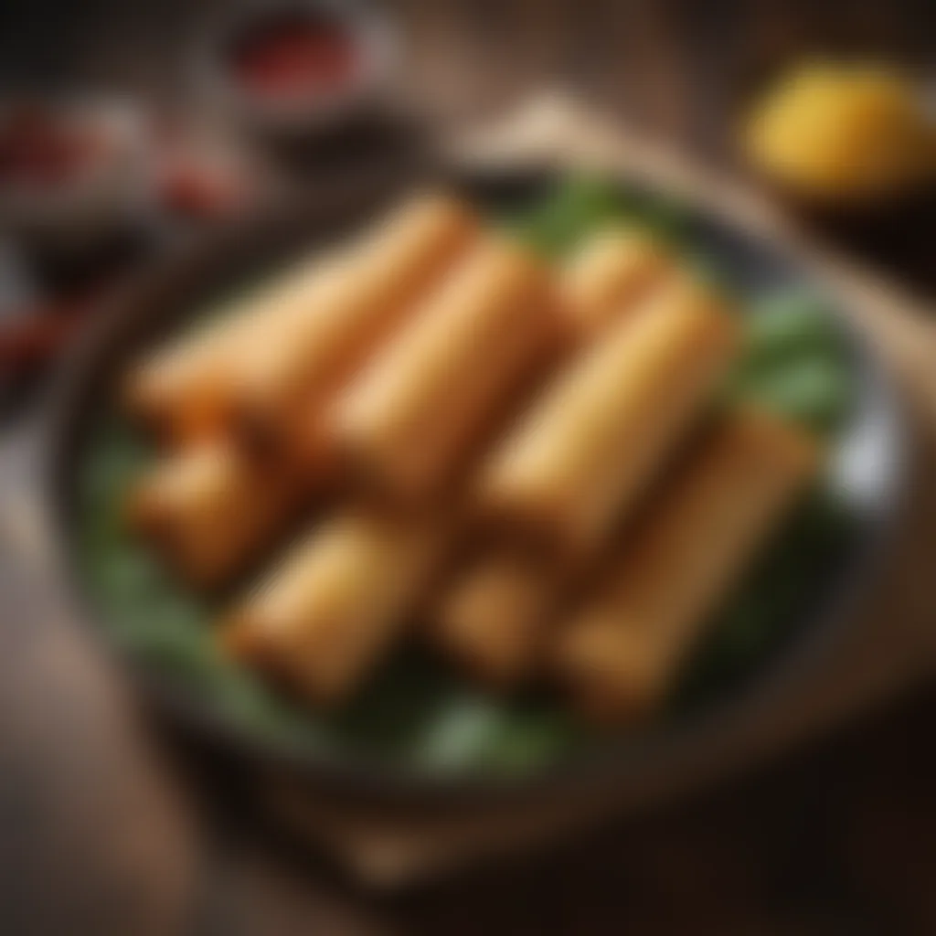 Crispy Golden Perfection of Jumbo Lumpia Crispy golden perfection