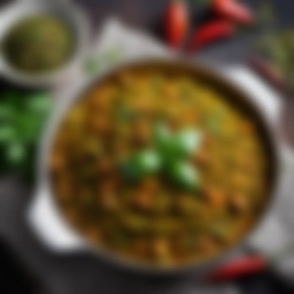 Exquisite blend of spices in Karela Bharta