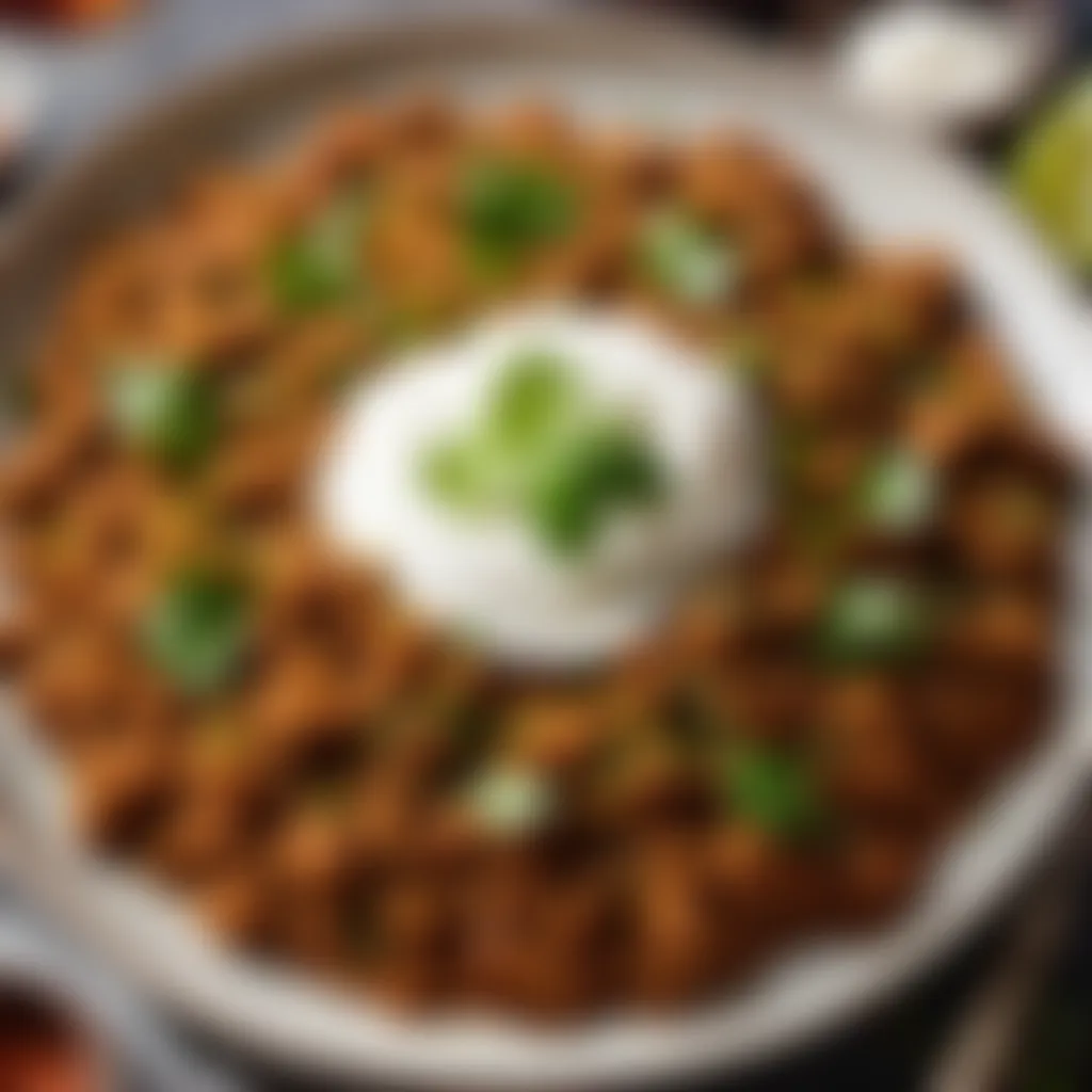 Cooked Keema Dish