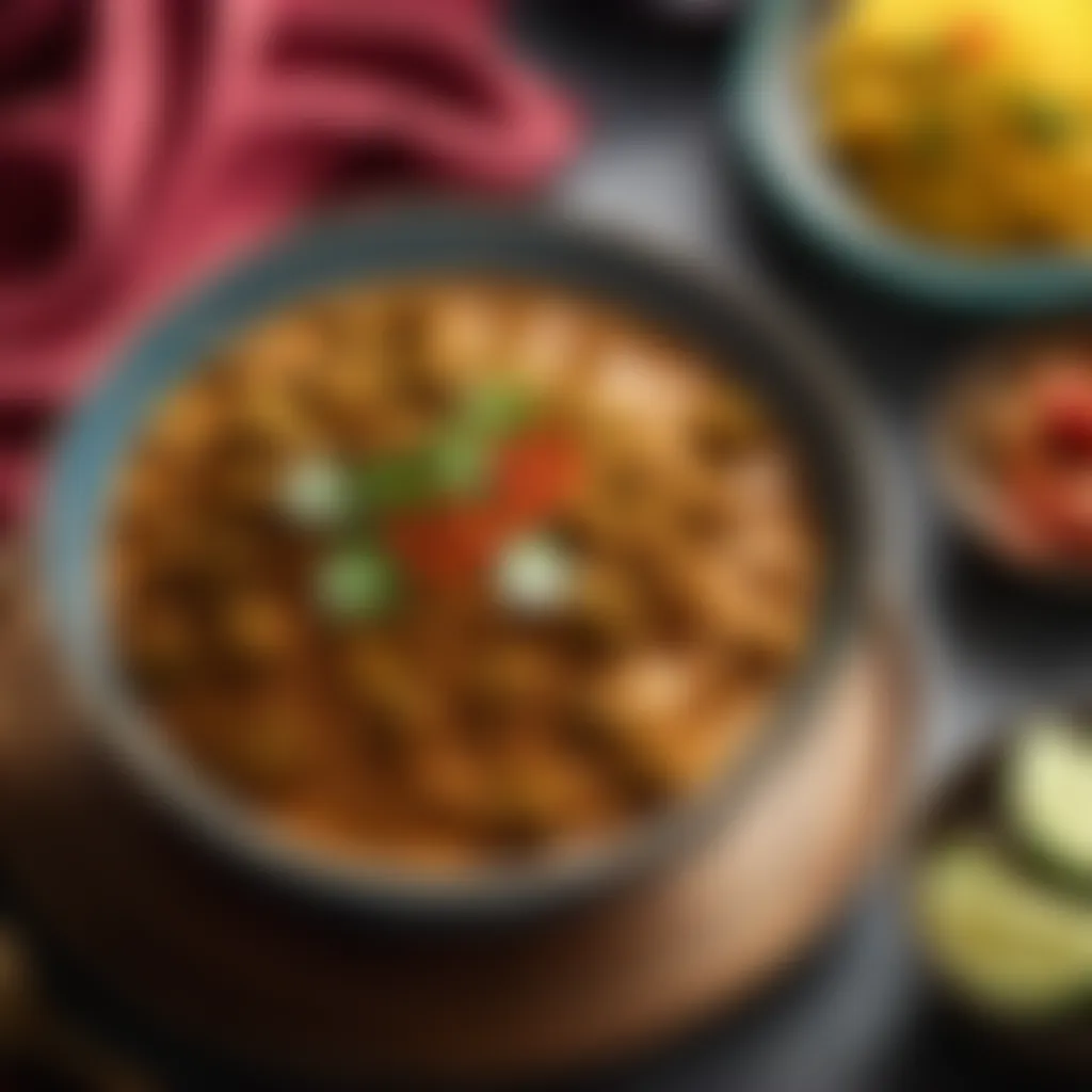 Delicious Keema Curry Served in a Bowl Delicious Keema Curry Served in a Bowl