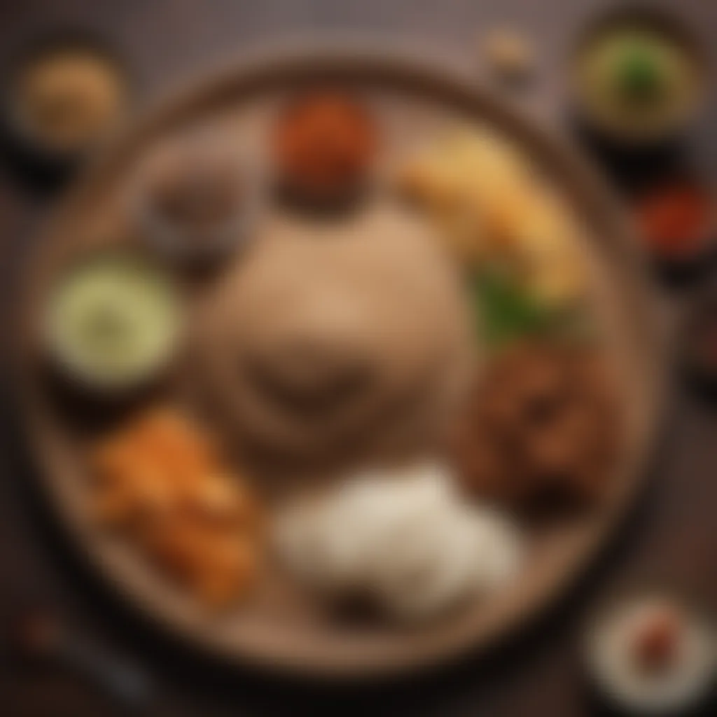 Culinary Harmony: Kenyan Injera's Perfect Pairings Kenyan injera served with assorted traditional side dishes