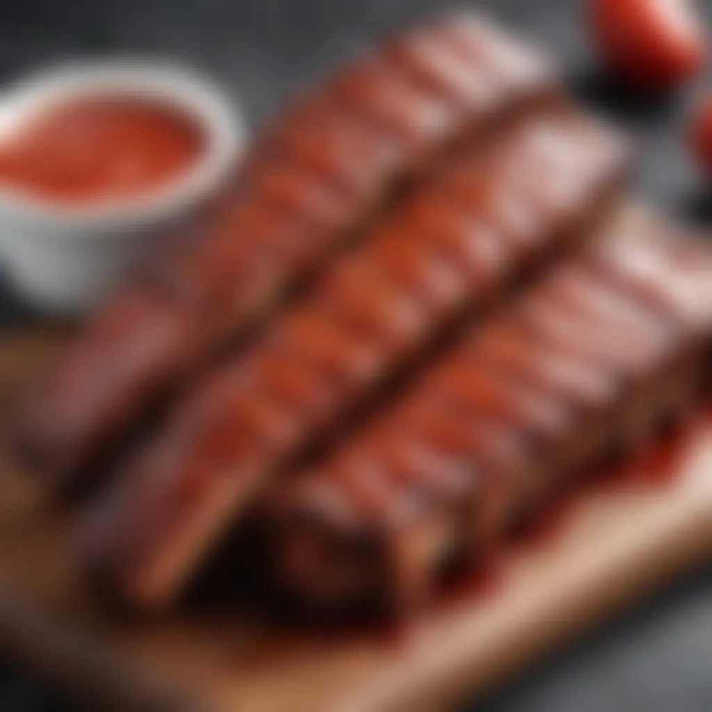 Ketchup Marinated BBQ Ribs