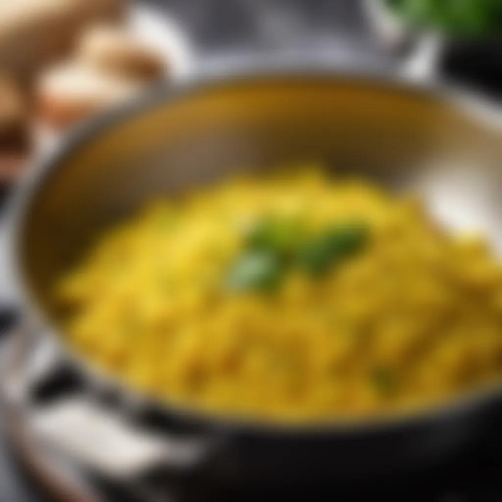 Khichdi cooking process