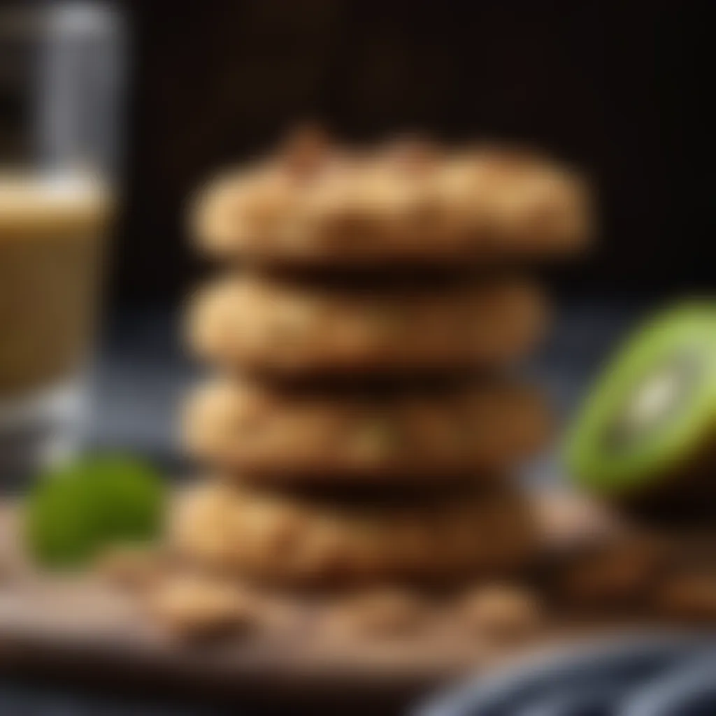 Rich and creamy Kiwi Anzac biscuits