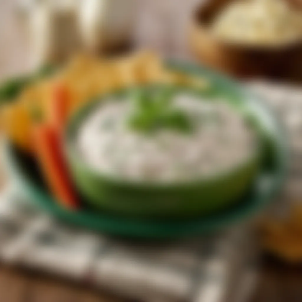 Creamy Knorr vegetable dip