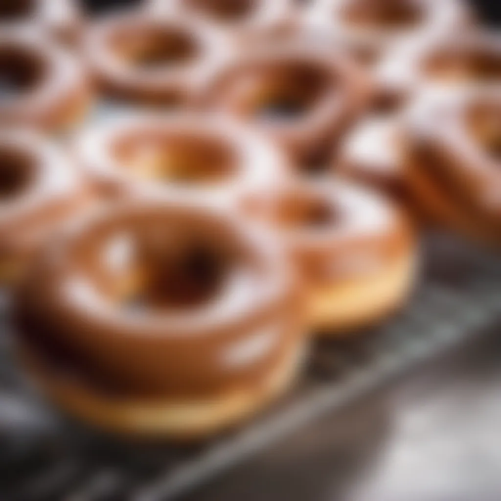 Freshly Baked Krispy Kreme Donuts